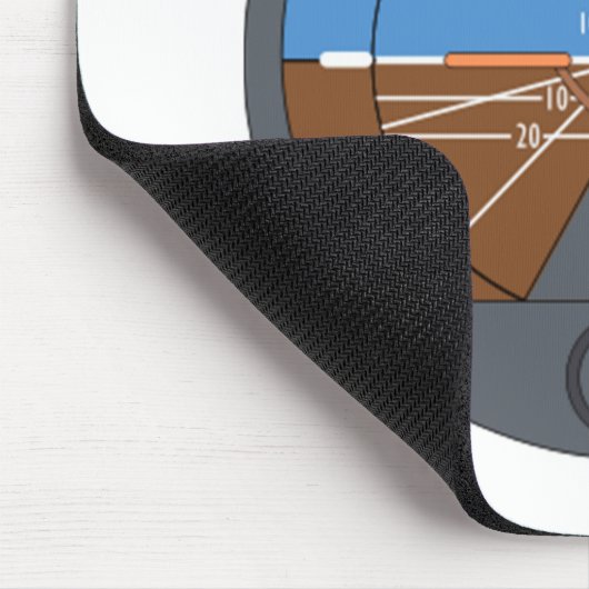 Flugzeug-Fluglageanzeiger Mousepad (Ecke)