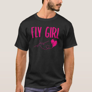 Flugzeug Flugzeug Fliegen Pilot Luftfahrt Nur T-Shirt