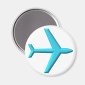 Flugzeug/Flugzeug Magnet (Vorderseite/Rückseite)