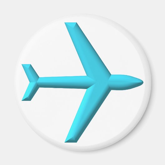 Flugzeug/Flugzeug Magnet (Vorne)