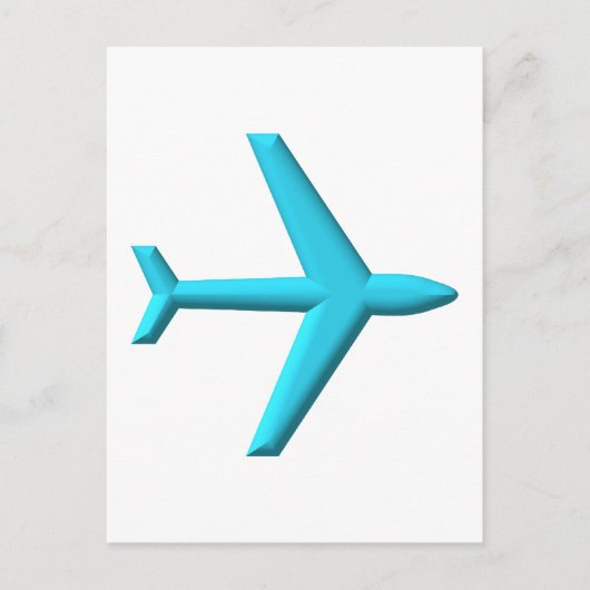 Flugzeug/Flugzeug Postkarte (Vorderseite)
