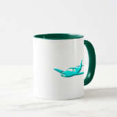 Flugzeug/Flugzeug Tasse (VorderseiteRechts)