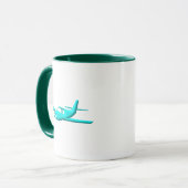 Flugzeug/Flugzeug Tasse (Vorderseite Links)