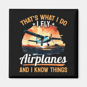 Flugzeug Flugzeuglos - Das ist es, was ich tue, ic Magnet