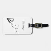 Flugzeug Flying Thunder_Cove Gepäckanhänger (Vorderseite horizontal)