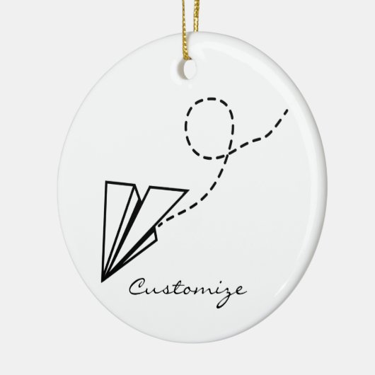 Flugzeug Flying Thunder_Cove Keramik Ornament (Links)