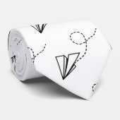 Flugzeug Flying Thunder_Cove Krawatte (Gerollt)