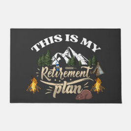 Flugzeug-Forcierung für Rentenzahlungen Fußmatte