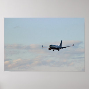 Flugzeug Foto Poster