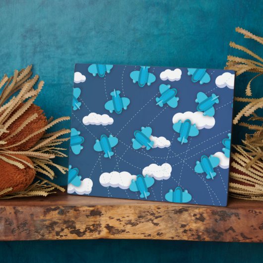 Flugzeug Fotoplatte (Seite)