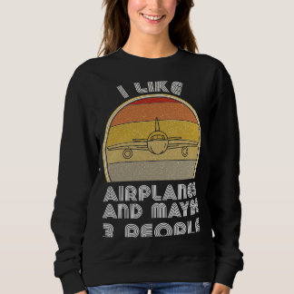 Flugzeug für Flugzeugträger Sweatshirt