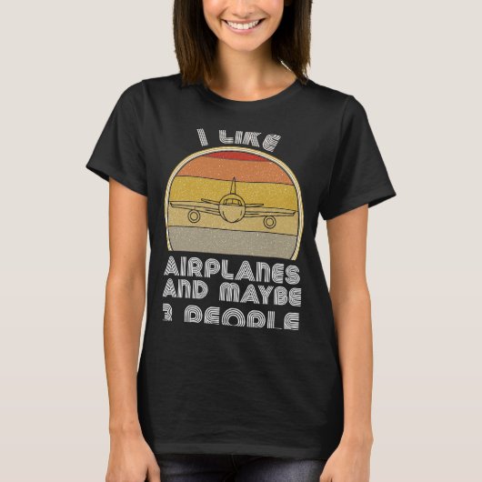 Flugzeug für Flugzeugträger T-Shirt (Vorderseite)