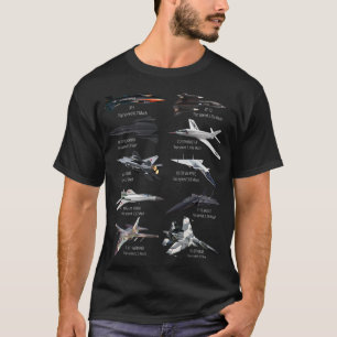 Flugzeug für Militärflugzeuge T-Shirt