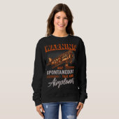 Flugzeug für Pilotenflugzeuge Sweatshirt (Vorne ganz)