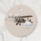 Flugzeug Geburtstagspartei Anhänger (Vorderseite)