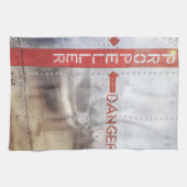 Flugzeug Gefahr Geschirrtuch (Horizontal)