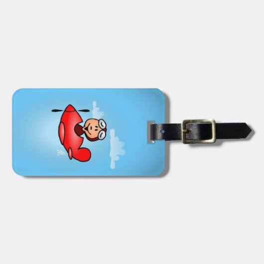 Flugzeug Gepäckanhänger (Vorderseite horizontal)