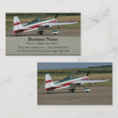 Flugzeug-Geschäfts-Karte Visitenkarte (Vorne/Hinten)