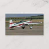 Flugzeug-Geschäfts-Karte Visitenkarte (Rückseite)