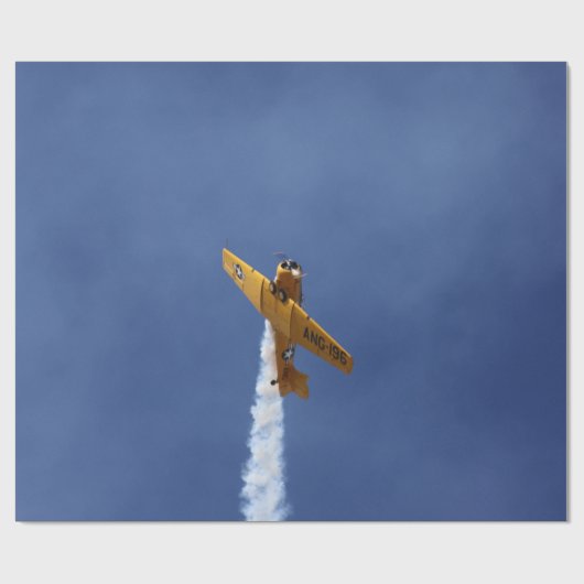 Flugzeug Geschenkpapier (Flach)