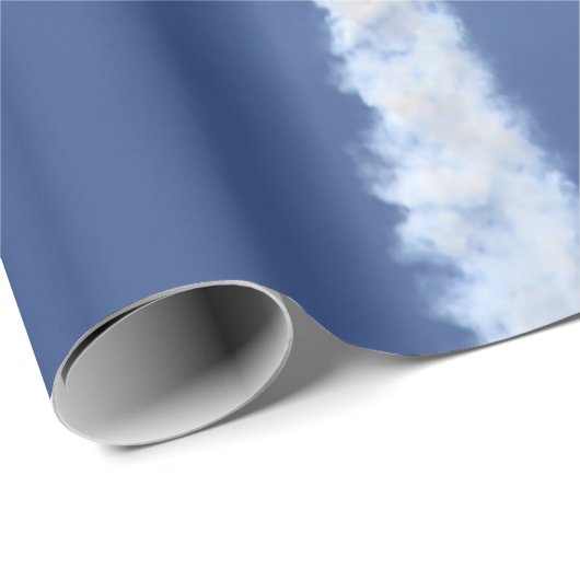 Flugzeug Geschenkpapier (Rolleneckpunkt)