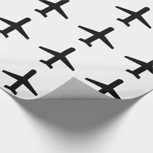 Flugzeug Geschenkpapier (Ecke)