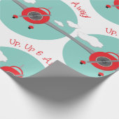 Flugzeug Geschenkpapier (Ecke)