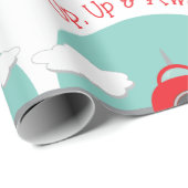 Flugzeug Geschenkpapier (Rolleneckpunkt)