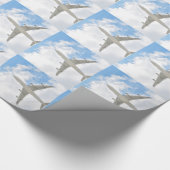 Flugzeug Geschenkpapier (Ecke)