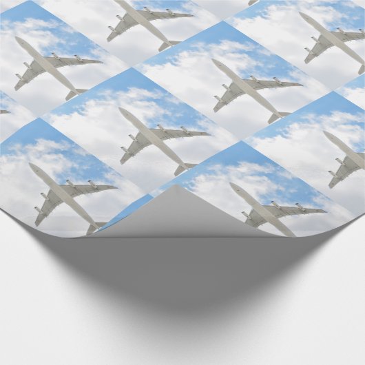 Flugzeug Geschenkpapier (Ecke)