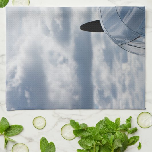 Flugzeug Geschirrtuch (Gefaltet)