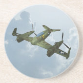 Flugzeug Getränkeuntersetzer (Vorne)