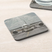 Flugzeug Getränkeuntersetzer (Linke Seite)