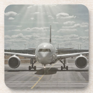 Flugzeug Getränkeuntersetzer