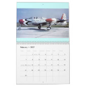 FLUGZEUG Gewohnheit Druckkalender Kalender (Feb 2027)