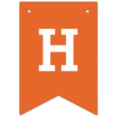 Flugzeug glücklich Geburtstag Jagdfahnen Orange Wimpelkette (Zweite Fahne)