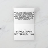 Flugzeug-Gruß-Karten Karte (Innenseite)