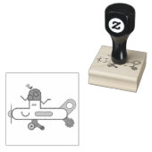 Flugzeug Gummistempel (Stempel)