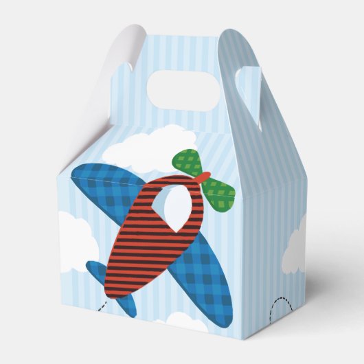 Flugzeug Günstige Box Geschenkschachtel (Rückseite)
