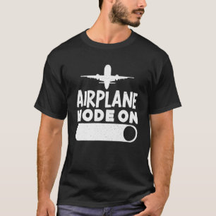 Flugzeug im Flug von Luftfahrzeugen des Piloten T-Shirt