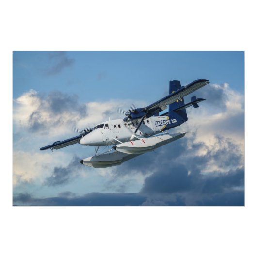 Flugzeug im Himmel Fotodruck (Vorne)