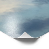 Flugzeug im Himmel Fotodruck (Ecke)