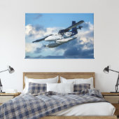 Flugzeug im Himmel Leinwanddruck (Insitu (Schlafzimmer))