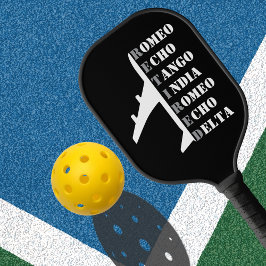 Flugzeug Im Ruhestand Nato Buchstabiertafel Luftfa Pickleball Schläger