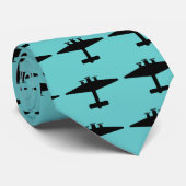 Flugzeug in blau krawatte (Gerollt)