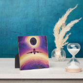 Flugzeug in Flugstadt und Finsternis Fotoplatte (InSitu)