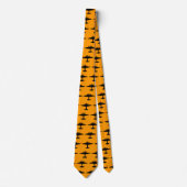 Flugzeug in Orange Krawatte (Vorderseite)