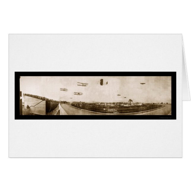 Flugzeug-Indianapolis-Foto 1910 (Vorderseite (Horizontal))