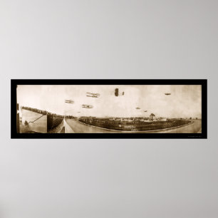Flugzeug Indianapolis Foto 1910 Poster