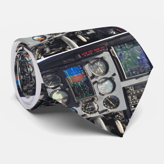 Flugzeug-Instrumentenbrett-Krawatte Krawatte (Gerollt)